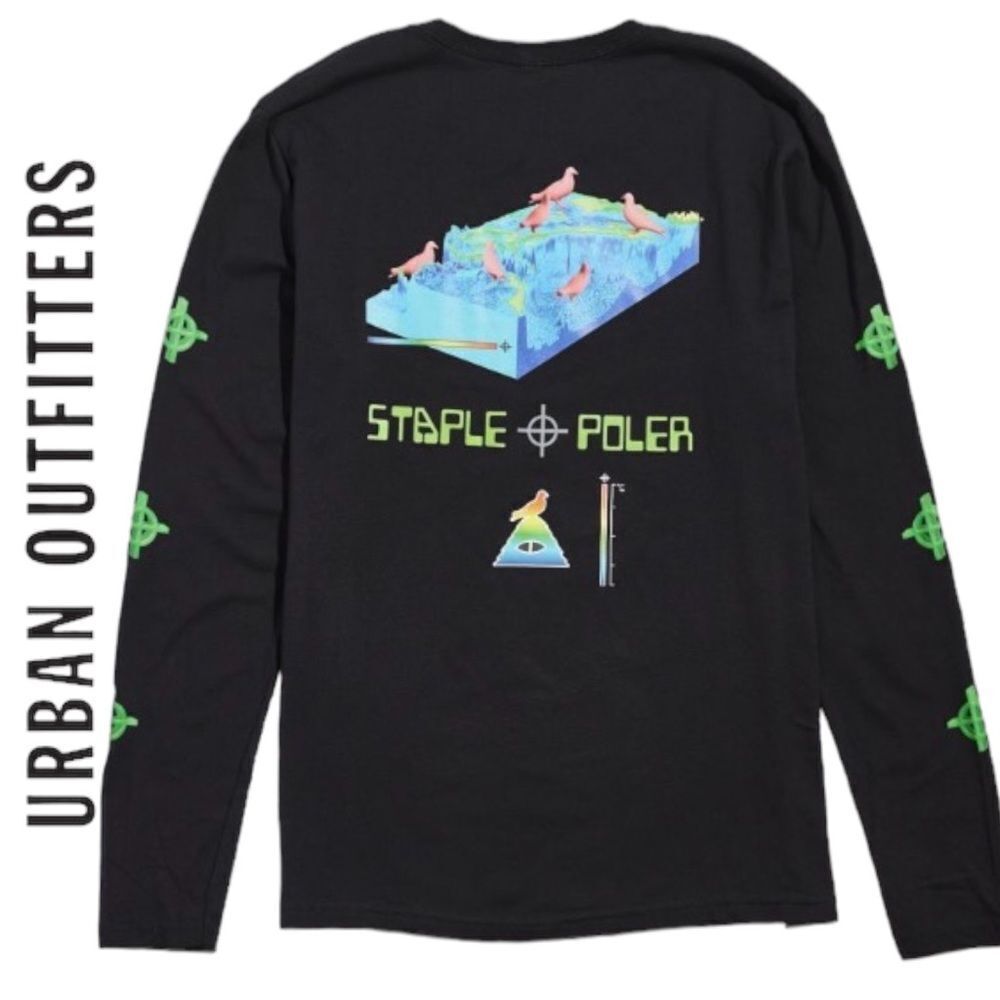 Poler X Staple UO Urban Outfitters Thermo Pigeon Tee Shirt T-Shirt NEW